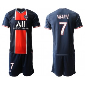 Fußballtrikots Paris Saint-Germain Kylian Mbappé 7 Kinder 2020-2021 Kurzarm Heimtrikotsatz kaufen